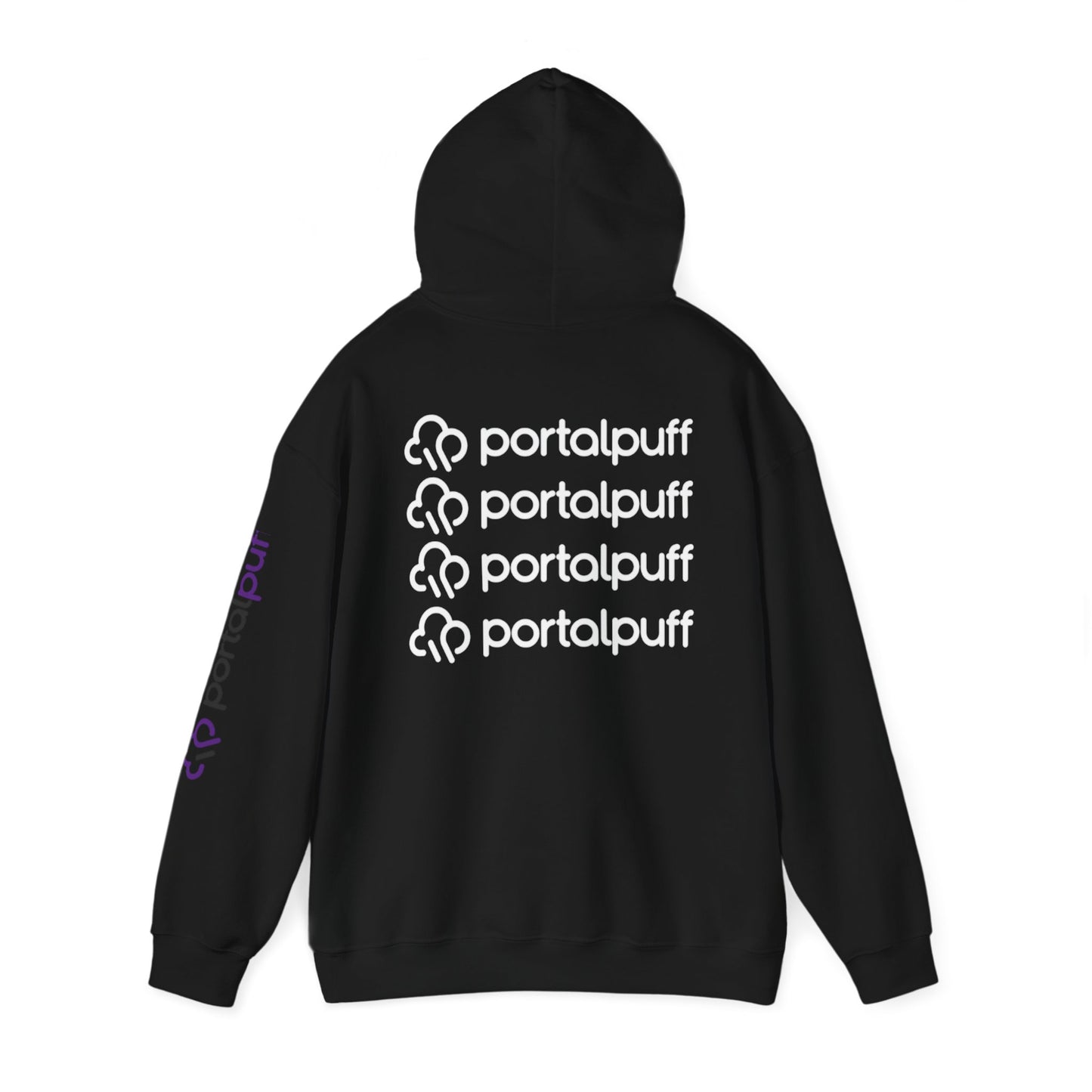 PortalPuff - Black Hoodie