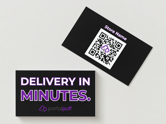 PortalPuff Business Cards with Custom QR code